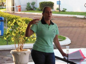Marly Alves Chaveiro- presidente do STI Químicos e Farmacêuticos de Anápolis-GO